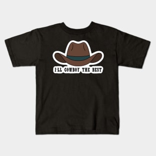 If She Wants A Cowboy - Zach Bryan Kids T-Shirt